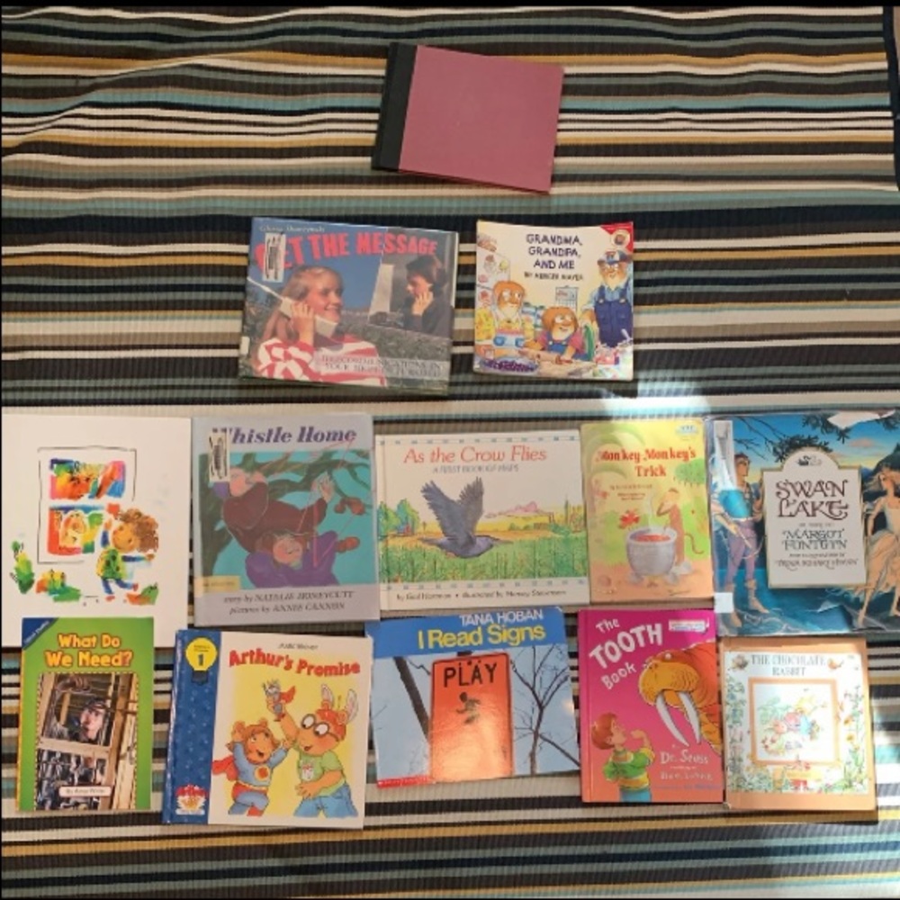 Assortment of kids books